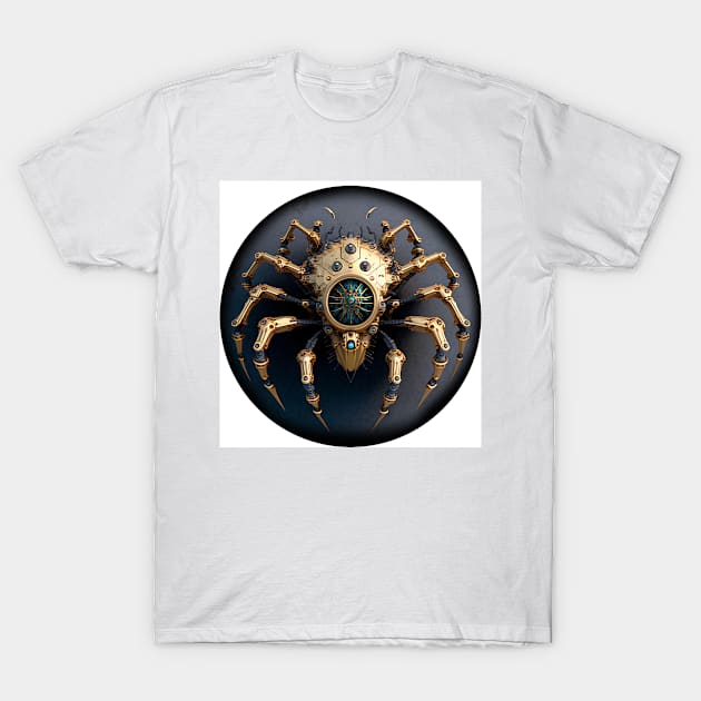 Steampunk Spider T-Shirt by Designograph